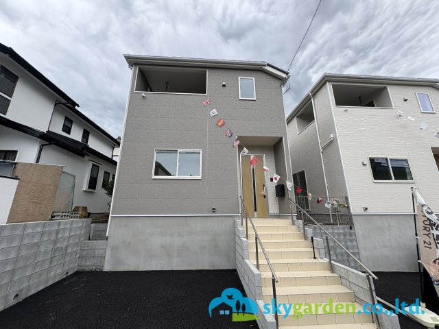 逗子市沼間第7　新築戸建　全２棟2号棟の外観|外観もきれいです