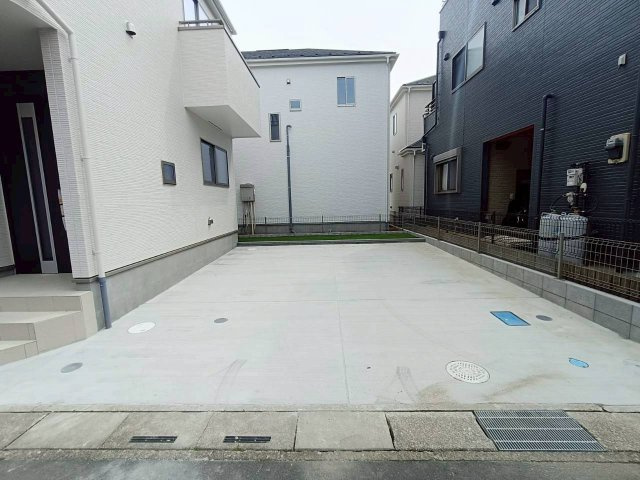 八潮市　鶴ケ曽根　新築戸建　全3棟の外観|施工例です