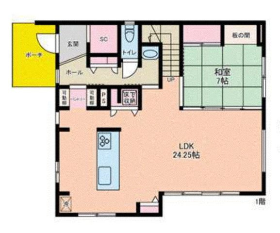 木更津市畑沢南3丁目　中古戸建の間取り