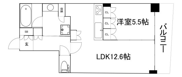 【間取り】 | ファインフラッツ北浜