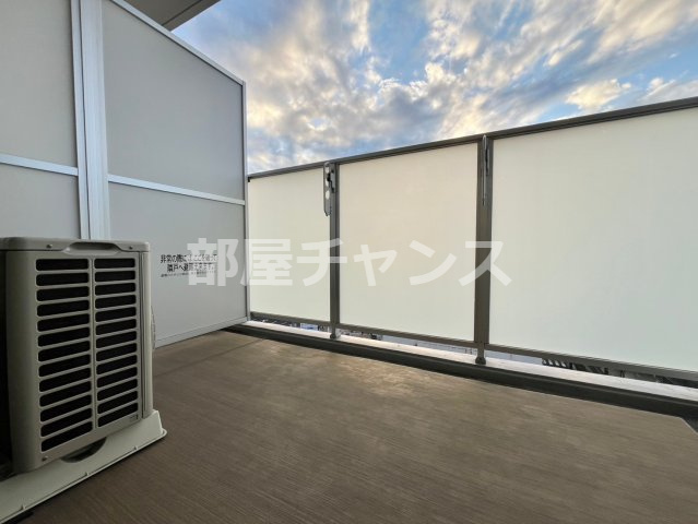 LaDouceur黒川のバルコニー
