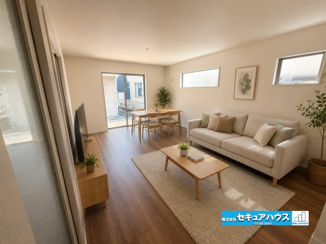 【完成】知多市日長台　全1棟のその他|【LDK】※家具はイメージになります。
◆日当たりが良く温かい広々リビングは家族の団らんスペースになります。