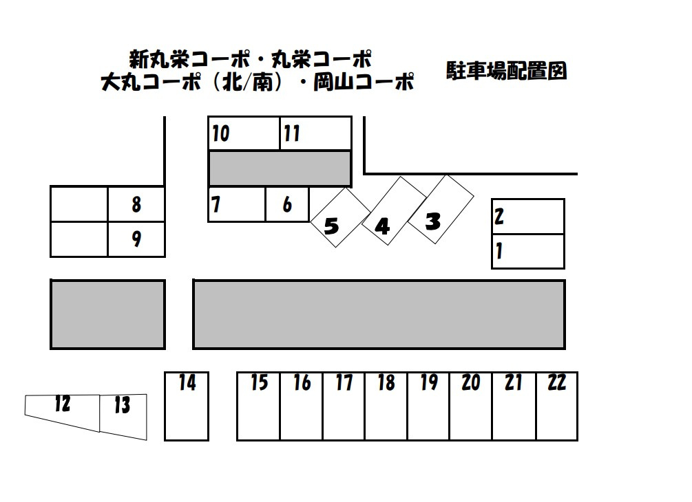 新丸栄コーポの区画図