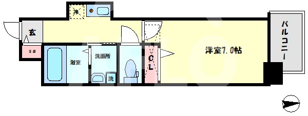 ビガーポリス112日本橋三丁目の間取り|ビガーポリス112日本橋三丁目　間取り