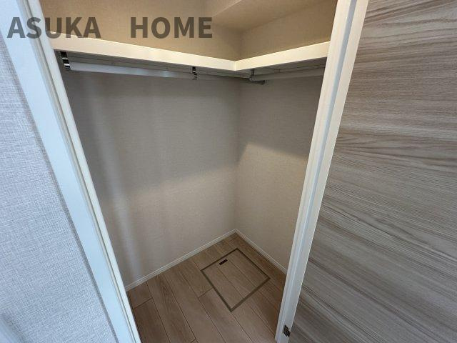 ルピナス四季の森公園の収納|ウオークインクローゼットが備わっているお部屋が２部屋もあります。