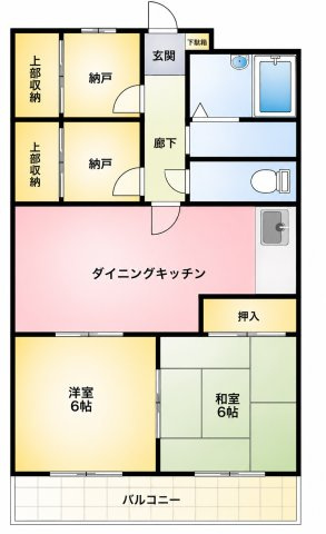 サンヒルズＩの間取り