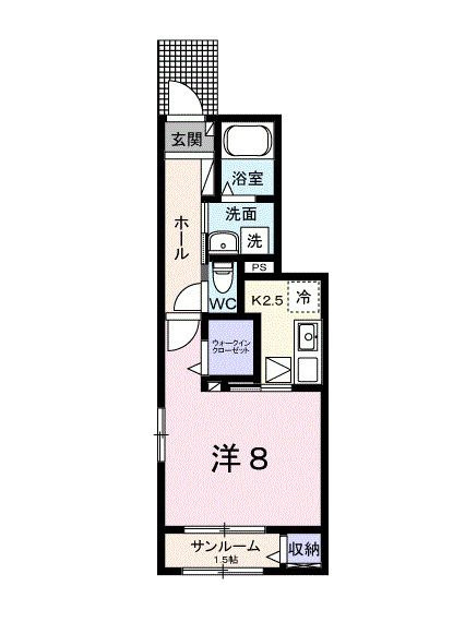 メゾン桜Ⅲの間取り