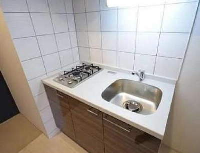 大阪市中央区谷町６丁目の賃貸マンションのキッチン
