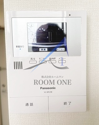 ハーモニーテラス根岸Ⅳのセキュリティ|モニター付きインターホンです。
