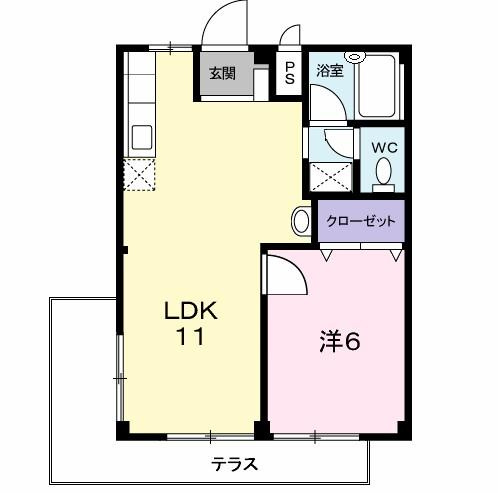 リベラ錦ヶ丘の間取り
