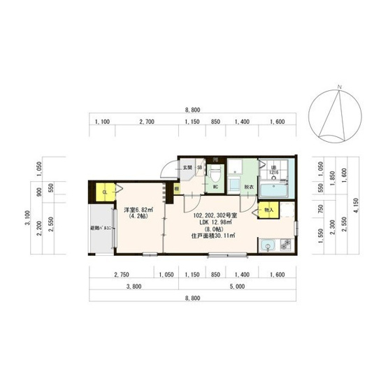 【間取り】 | 仲介手数料割引物件！HPに初期費用掲載！「プライスホーム」で検索！Spear姪浜