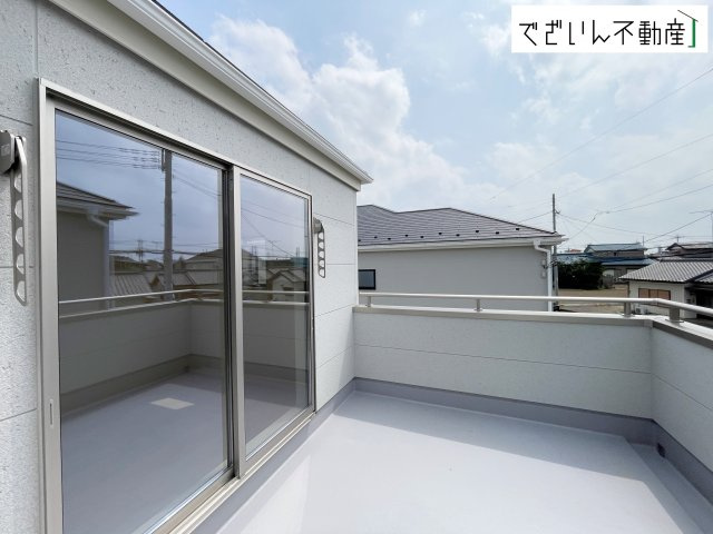 【バルコニー】 | Livele Garden.S久喜市吉羽第5　新築住宅 | ≪5号棟≫
現地(2026年7月撮影)