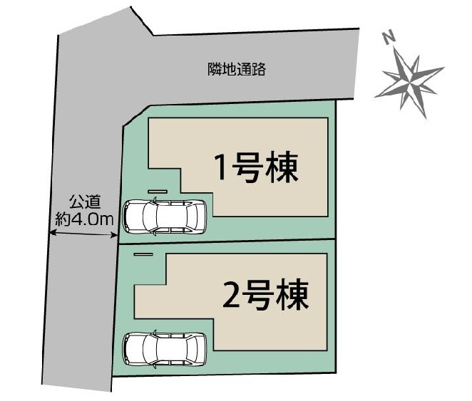 千葉市稲毛区園生町３期の区画図