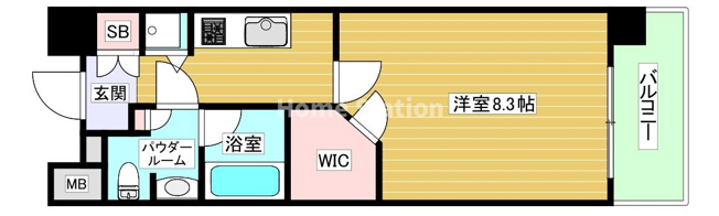 【間取り】 | レジュールアッシュ福島