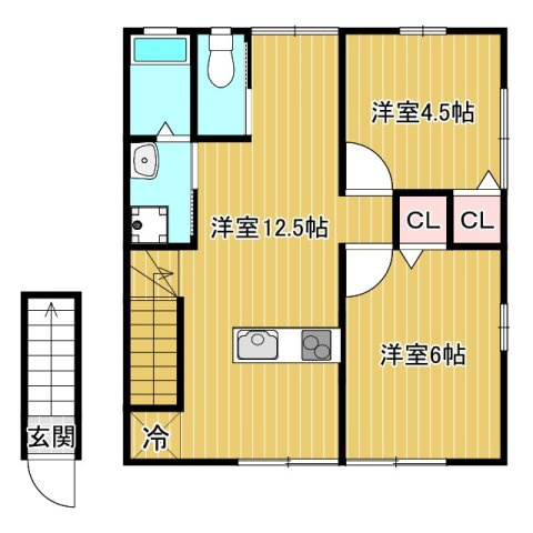 ブルーハイツの間取り