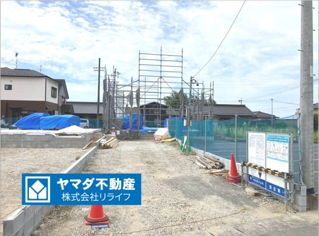 リーブルガーデン　江南市小杁町　全4区画分譲の外観|「現地（2026年6月18日）撮影」　
■全体写真　
■ヤマダ不動産　株式会社リライフ　