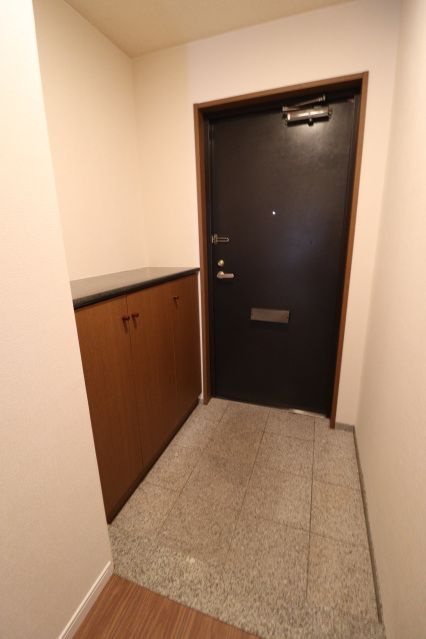 アルファステイツ光南町の玄関