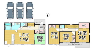 【間取り】 | 川西市水明台2丁目6の67　新築一戸建て