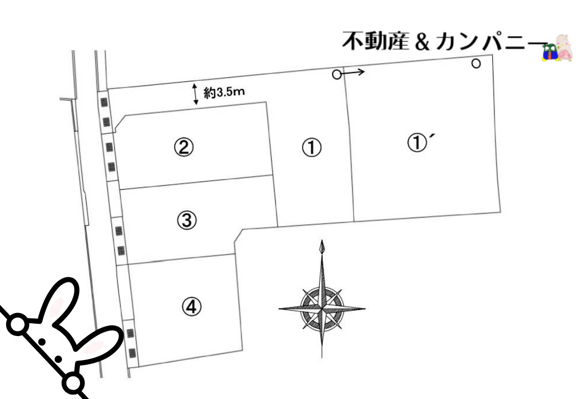 伊予市下三谷のおトチ3号地　伊予市下三谷売土地