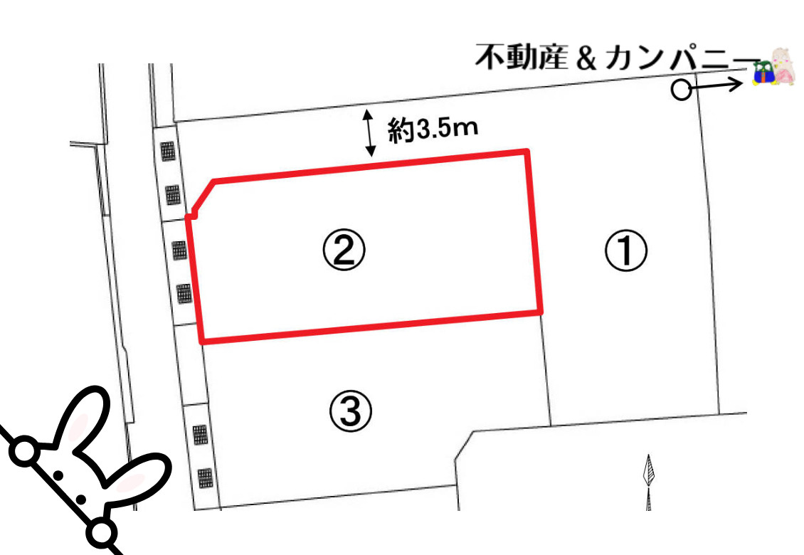 伊予市下三谷のおトチ2号地　伊予市下三谷売土地
