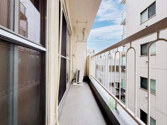 豊栄マンションのバルコニー