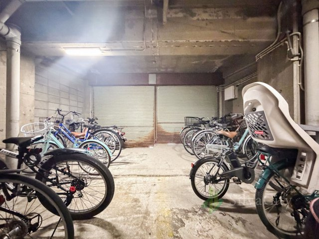 豊栄マンションの駐輪場|駐輪場