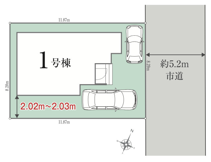 【仲介手数料無料】狭山市水野　１期　全１棟　狭山市の不動産なら西武ハウジングの区画図