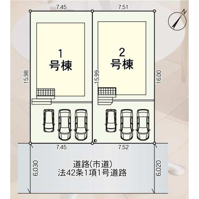 北九州市若松区高須西第4の区画図| 