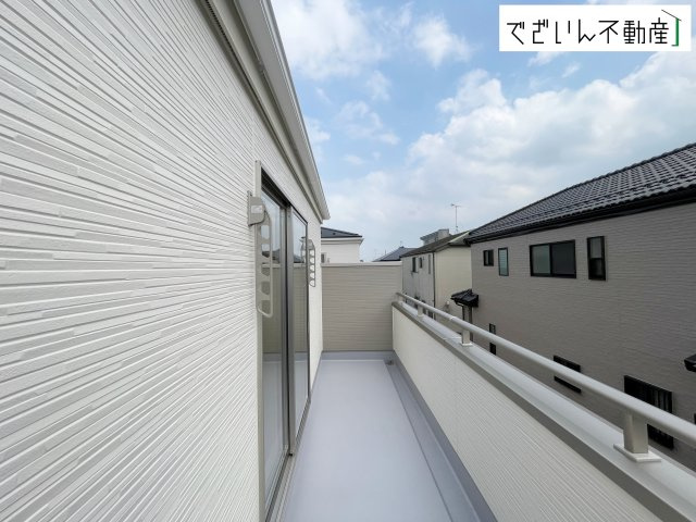 【バルコニー】 | Livele Garden.S久喜市吉羽第5　新築住宅 | ≪6号棟≫
現地(2026年7月撮影)