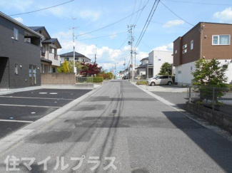 【前面道路含む現地写真】 | 郡山市八山田西2丁目新築一戸建て6棟 | 前面道路含む現地写真です