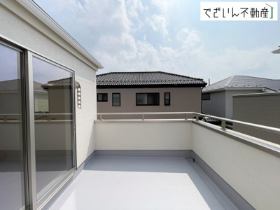 【バルコニー】 | Livele Garden.S久喜市吉羽第5　新築住宅 | ≪7号棟≫
現地(2026年7月撮影)