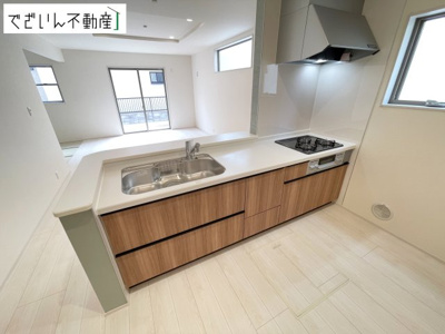 【キッチン】 | Livele Garden.S久喜市吉羽第5　新築住宅 | ≪7号棟≫
現地(2026年7月撮影)