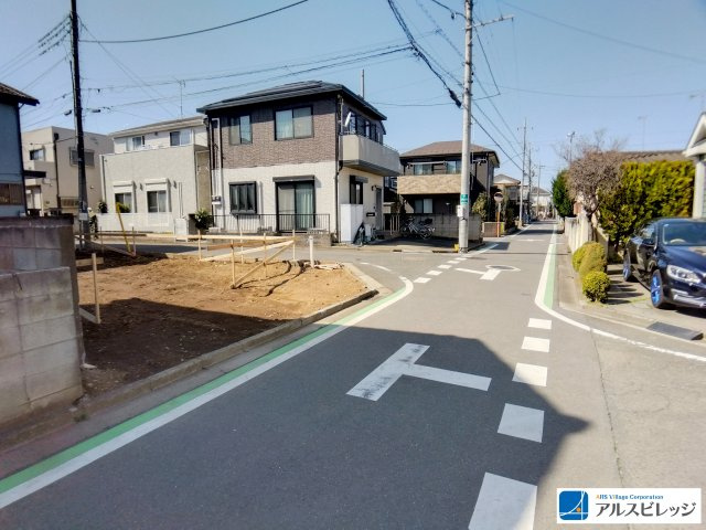 新築／ふじみ野市桜ケ丘　第４期　全１棟の前面道路含む現地写真|前面道路の様子です