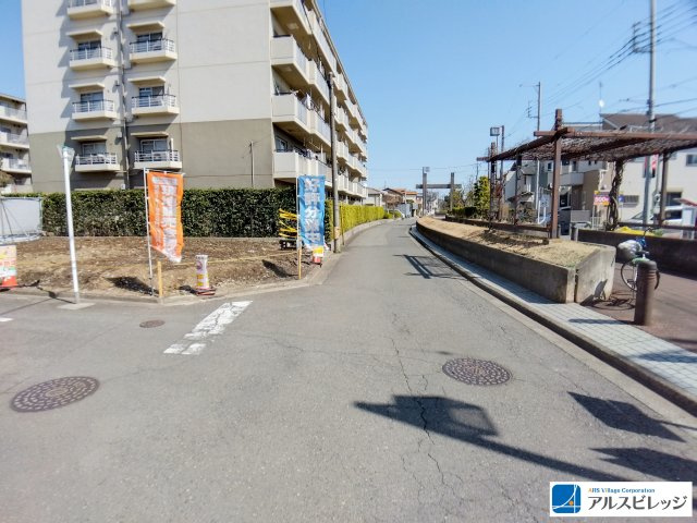 新築／ふじみ野市新田　第１期　全１棟の前面道路含む現地写真|前面道路の様子です