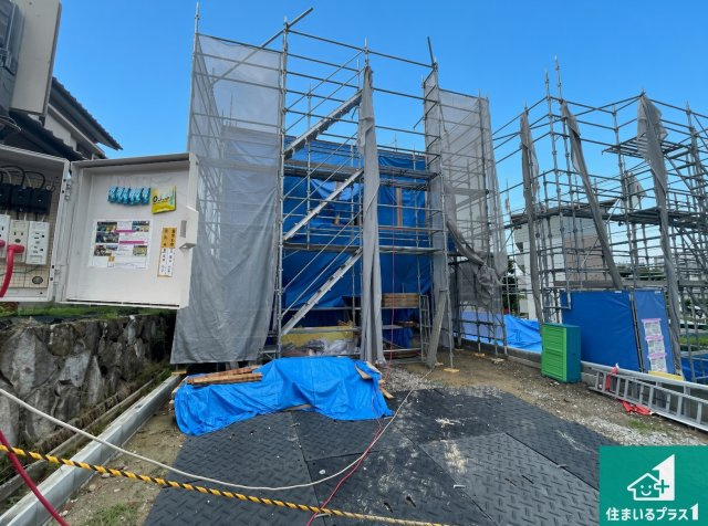 ■枚方市香里ケ丘　第3期　新築一戸建ての外観|現在の進捗状況です！順調に作業進行中、完成が待ち遠しいです！詳細の間取り等、お気軽にお問い合わせください！