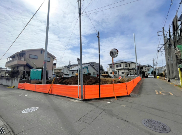 新築／ふじみ野市西原1丁目　の前面道路含む現地写真|現況の様子です