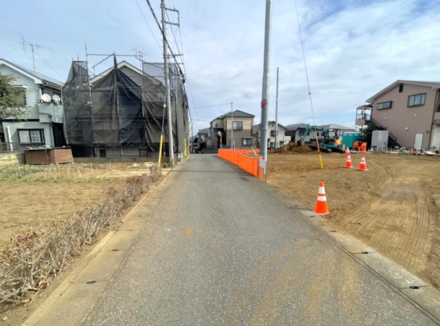 新築／ふじみ野市西原1丁目　の前面道路含む現地写真|現況の様子です