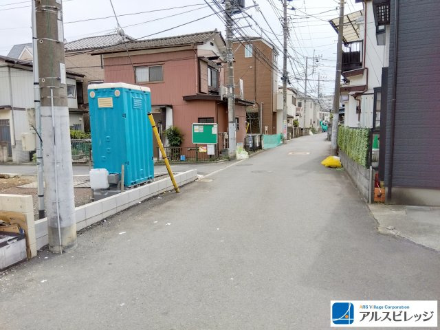 新築／ふじみ野市北野3期　全1棟の前面道路含む現地写真|前面道路の様子です