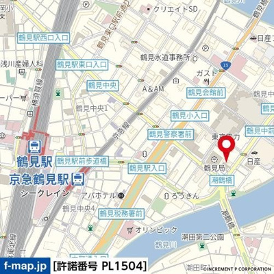 【地図】 | ライオンズプラザ鶴見中央