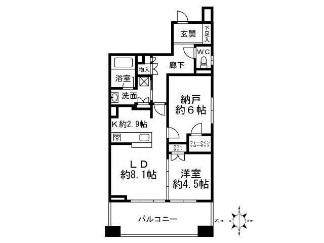 クリオ東小金井パークフロントの間取り