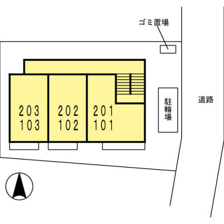 With湘南 Aの区画図