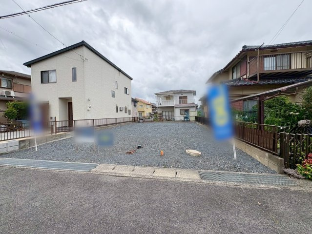 草津市矢橋町　建築条件無し売土地の外観
