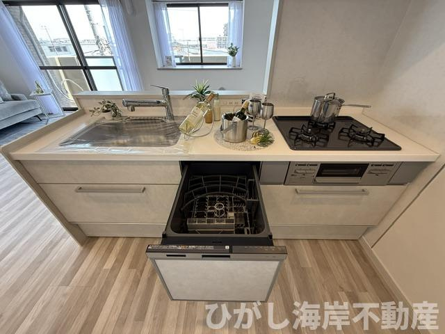 グレイス茅ヶ崎ソレアードのキッチン|新規リフォーム完了！　食洗器付きシステムキッチン