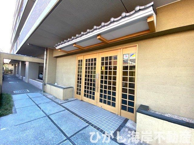 グレイス茅ヶ崎ソレアードの外観|和モダンな入口