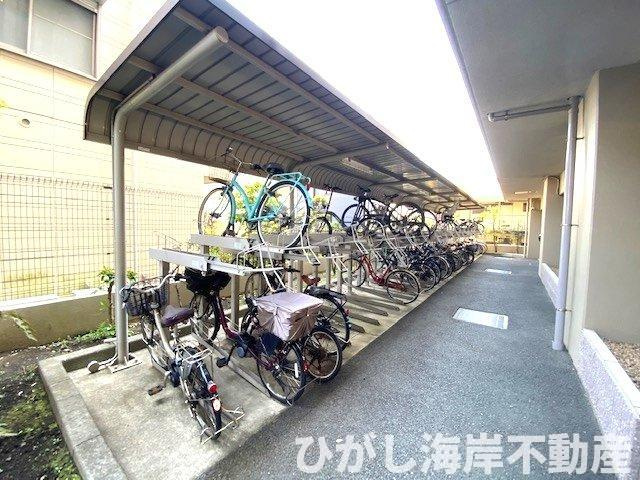 グレイス茅ヶ崎ソレアードの駐輪場|敷地内駐輪場