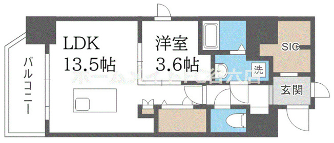【間取り】 | ファーストフィオーレ新町ファジスタ
