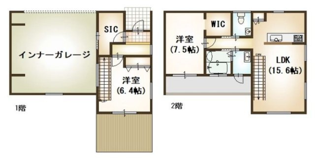 【中古戸建】前橋市五代町の間取り|■間取り図｜敷地面積：255.91（約77.41坪）　建物面積：112.41（約34.00坪）