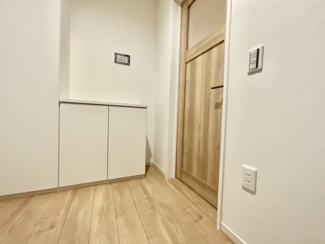 四街道市内黒田１期の玄関|建築施工例