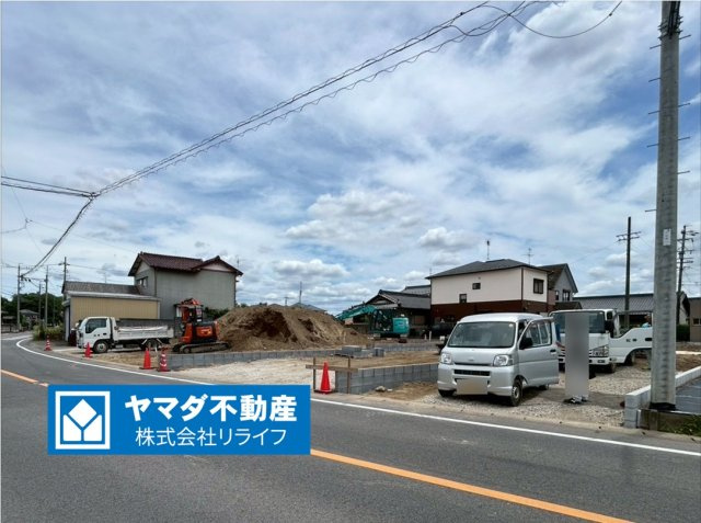 リーブルガーデン　江南市小杁町　全4区画分譲の外観|「現地（2026年5月25日）撮影」　　
■全体写真　
■ヤマダ不動産　株式会社リライフ　