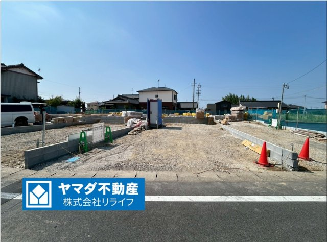 リーブルガーデン　江南市小杁町　全4区画分譲の外観|「現地（2026年6月18日）撮影」　　
■全体写真　
■ヤマダ不動産　株式会社リライフ　